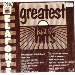 HARRY BELAFONTE - GREATEST HITS