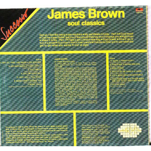 JAMES BROWN - SOUL CLASSICS