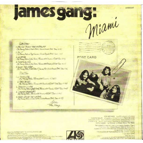 JAMES GANG - MIAMI