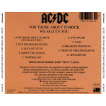 AC DC - FOR THOSE ABOUT TO ROCK ( WE SALUTE YOU )