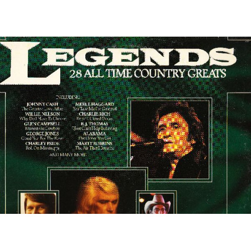 LEGENDS 28 ALL TIME COUNTRY GREATS ( 2 LP )