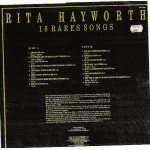 RITA HAYWORTH - 16 RARE SONGS